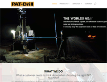 Tablet Screenshot of pat-drill.com